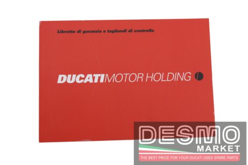 Libretto di garanzia e tagliandi di controllo 2001