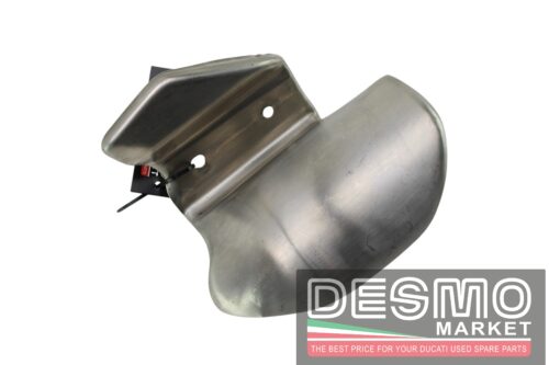 Paracalore scarico sinistro inox Ducati Monster I.E.