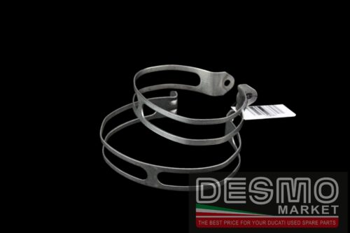 Coppia fascette terminale di scarico Ducati 848 1098 1198