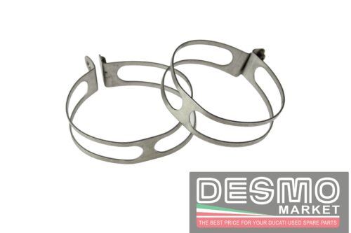 Coppia fascette terminale di scarico Ducati 748 916 996