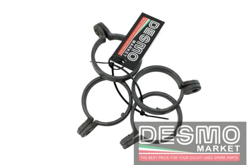 Kit 4 fascette parafango anteriore bianche ducati 748 916 996 998