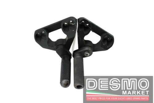 Coppia pedane ergal CNC Ducati 748 916 996 998