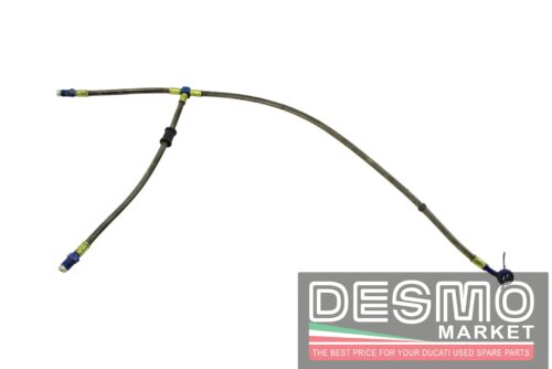 tubo freno anteriore treccia raccordi ergal ducati 748 916 996