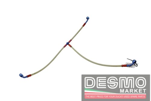 tubo freno anteriore treccia raccordi ergal ducati 748 916 996