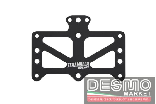 Piatto portatarga USA nero Ducati Scrambler